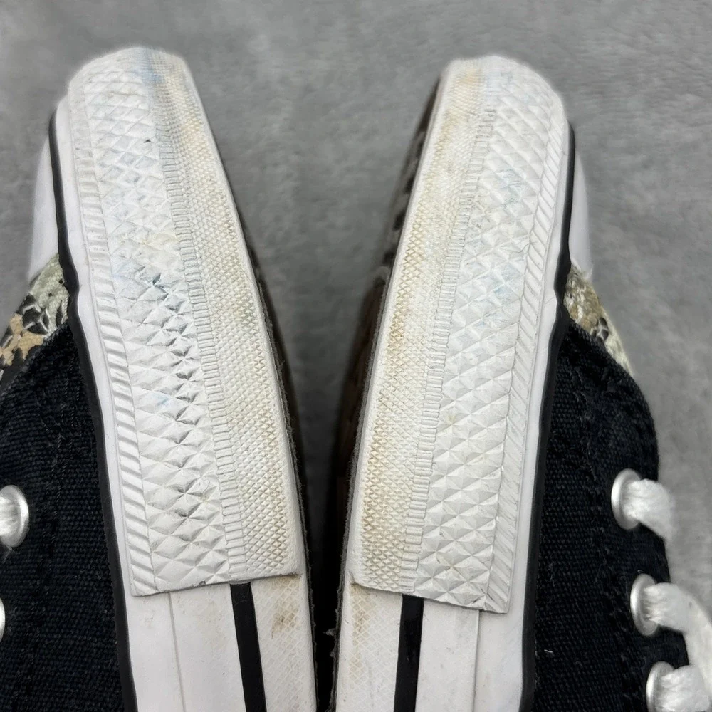 Converse Juniors CTAS Double Upper OX Black/Driftwood Sneakers-Sz 5667211F